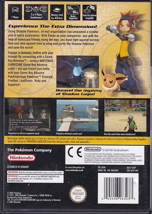 Pokemon XD Gale of Darkness - GameCube (B Grade) (Genbrug)